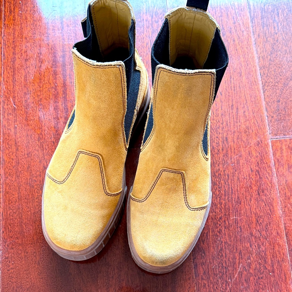 Tan Suede Ankle Boots